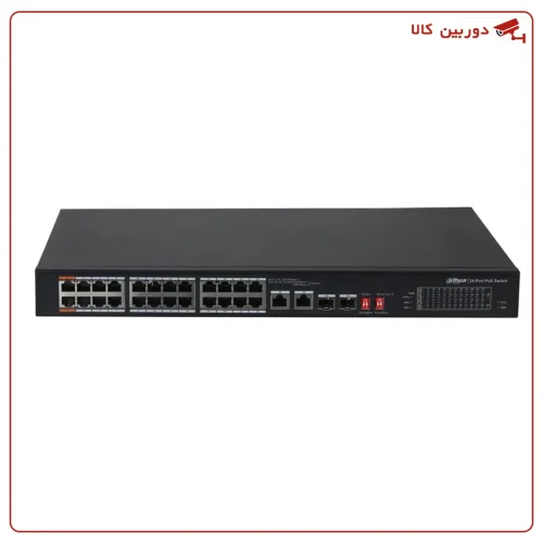 سوییچ شبکه داهوا، 240 وات، 24 پورت DH-PFS3226-24ET-240