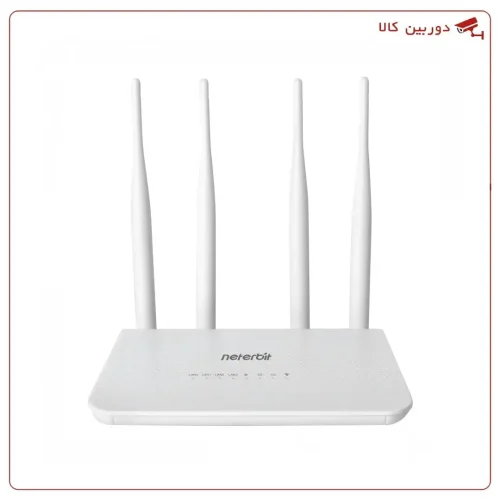 روتر 4G LTE نتربیت NW-431F | اینترنت سیم‌کارتی 150Mbps، وای‌فای 300Mbps، 4 پورت LAN و 4 آنتن خارجی