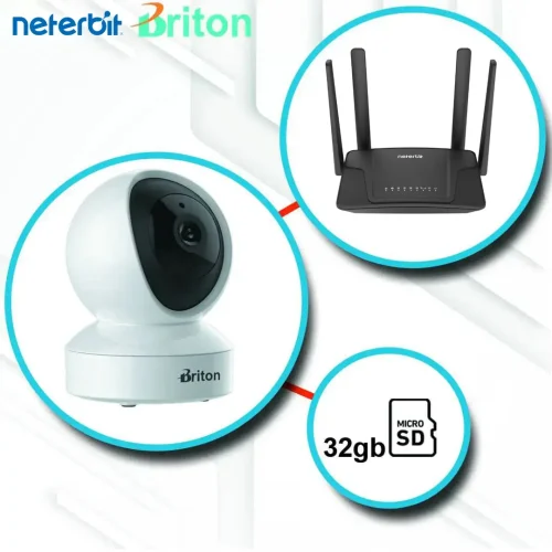 پک دوربین سیم کارتی برایتون | دوربین مداربسته بیسیم 4G با مشاهده آنلاین تصاویر