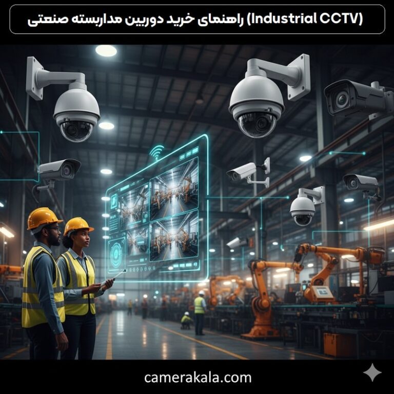 راهنمای خرید دوربین مداربسته صنعتی | بررسی ویژگی‌ها، برندها و کاربردها