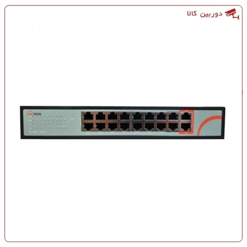 خرید سوئیچ شبکه مکسرون MSW-3016FP-2GL-250I | سوئیچ 16 پورت PoE با توان 250 وات