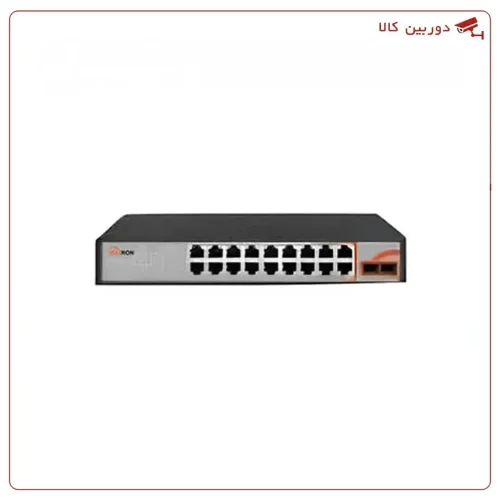 سوئیچ شبکه ۱۶ پورت PoE مکسرون MSW-3216FP-2GL-250I | توان ۲۵۰ وات، PoE++ ۶۰W، AI Watchdog و انتقال تا ۲۵۰ متر