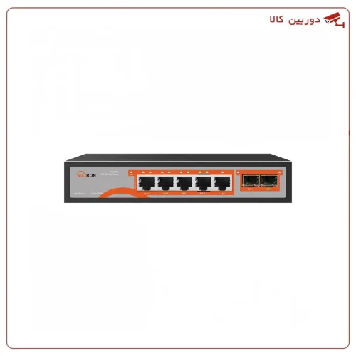 سوییچ شبکه مکسرون 4 پورت، آپ لینک فیبر نوری مدل MSW-3204GPBH-1GL-65I