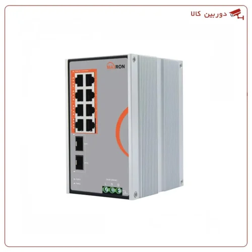 سوئیچ صنعتی PoE گیگابیت مکسرون مدل MSW‑5208GUPI‑130I