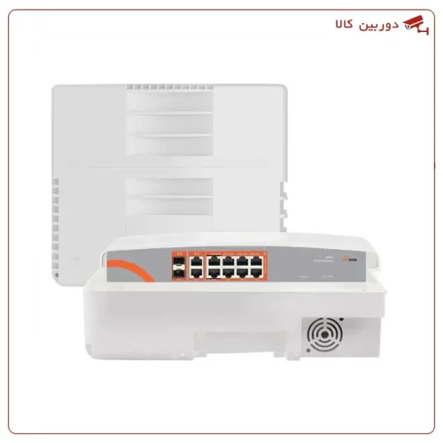 سوئیچ صنعتی ضدآب مکسرون 12 پورت PoE مدل MSW-3208GP-2GL-120I-OD