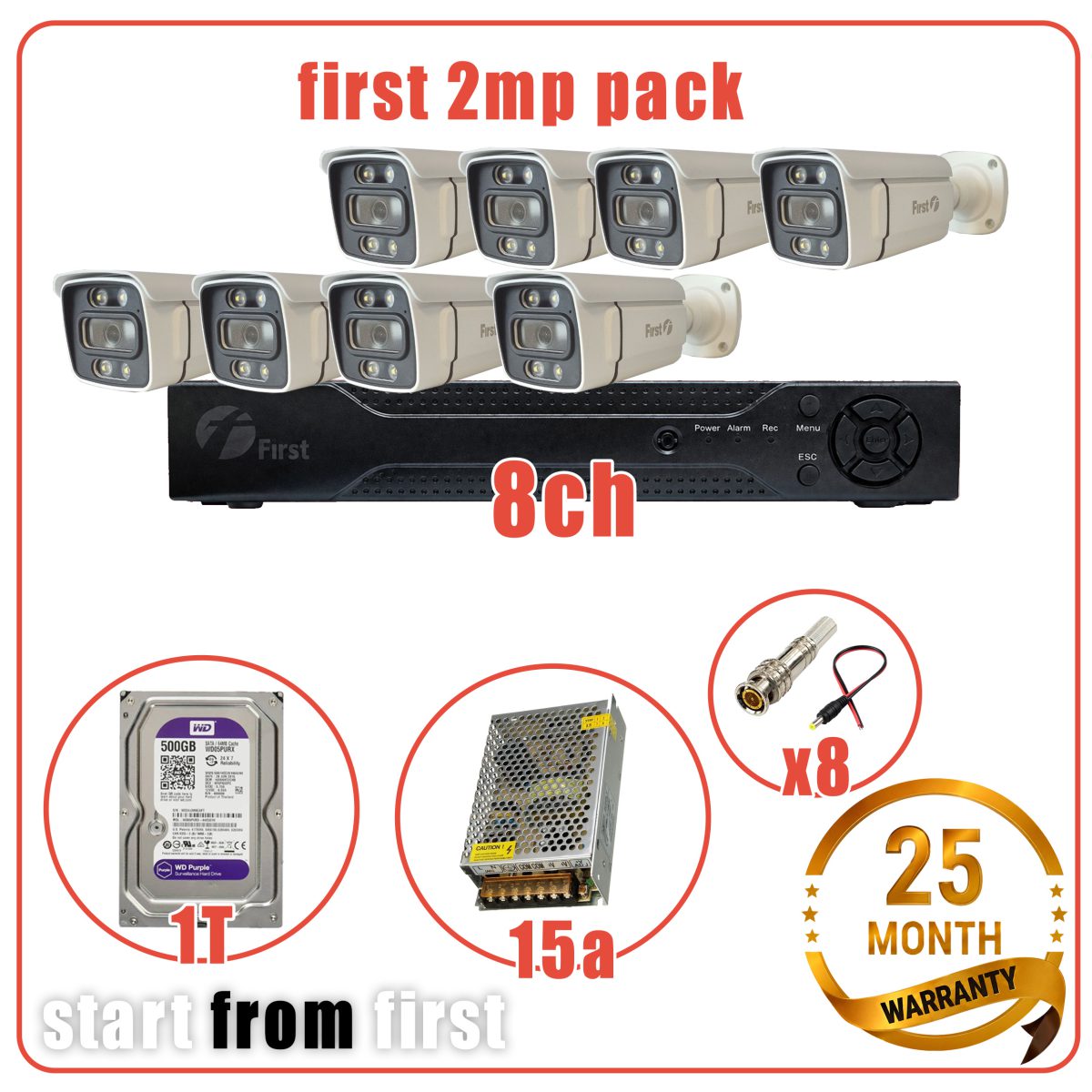 2Mp 8 Ch