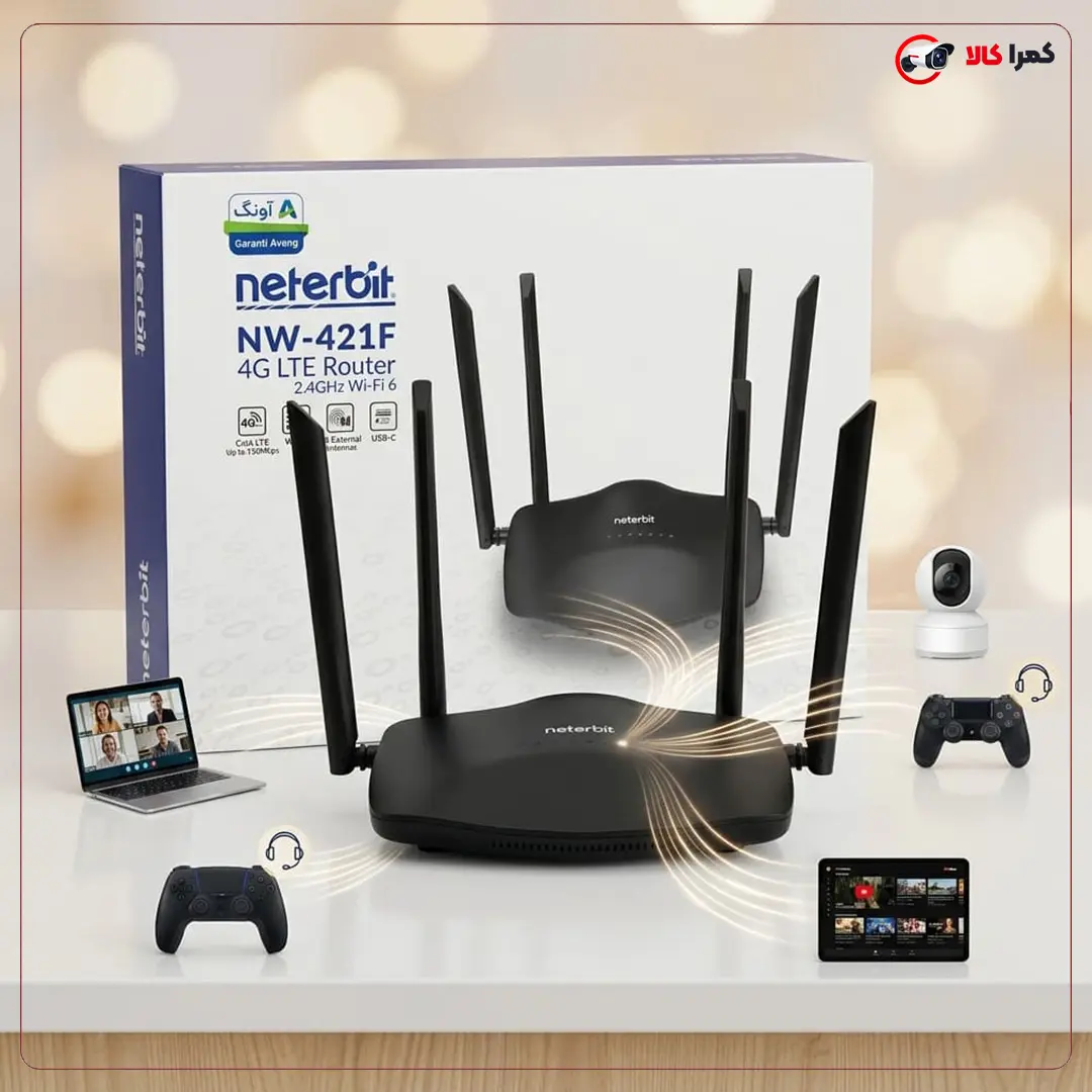 مودم روتر سیمکارتی 4G/Lte نتربیت Nw-421F