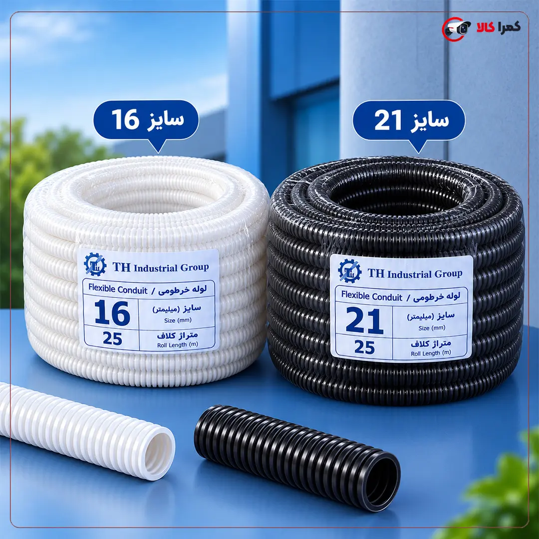 لوله پلی فلکسی، محافظ انعطاف‌پذیر سیم و کابل دوربین مداربسته