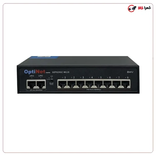 خانه جدید 29 سوئیچ Poe مدل Gep820Gs-120W با 8 پورت گیگابیتی و توان 120 وات