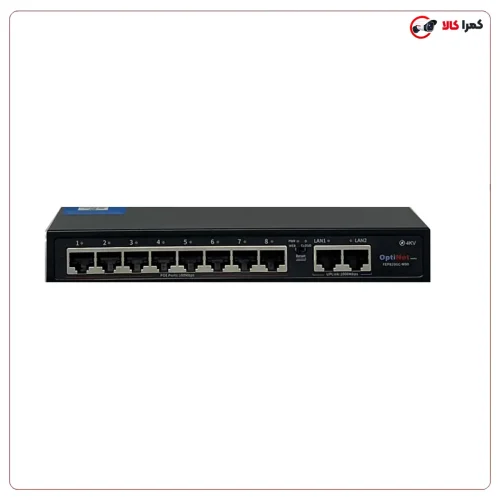 خانه جدید 9 سوئیچ Poe اپتینت مدل Fep820Gc-W90 با 8 پورت Poe و مدیریت ابری